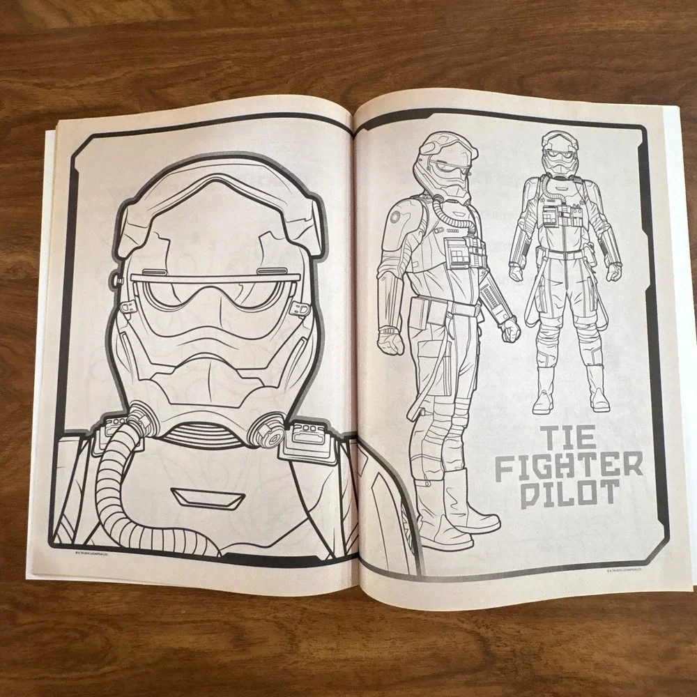 Star Wars The Force Awakens Coloring Activity Book Stickers Kylo Ren Bendon 2015